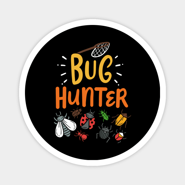 Bug Hunters Entomologist Entomology Insect Ladybug Magnet by KAWAIITEE